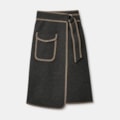 Saia UGG Adina Wrap Cinza Escuro