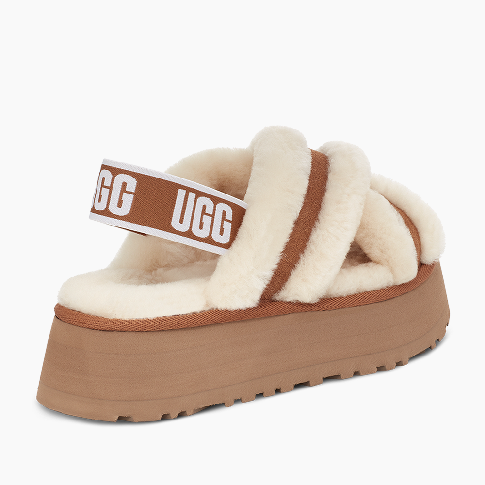 Sandália UGG  Disco Cross Slide Caramelo