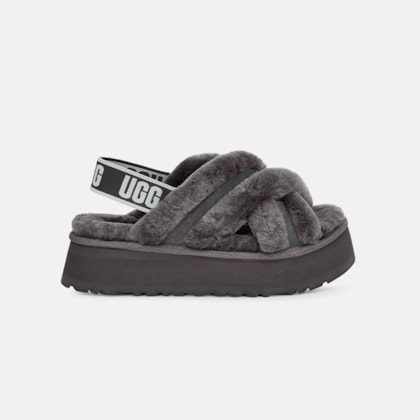  Sandália UGG Disco Cross Slide Cinza