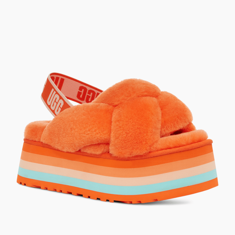 Sandália UGG Disco Knot Slide Laranja