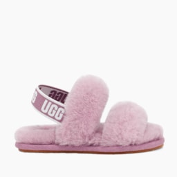 Sandália UGG Fluff Oh Yeah Infantil Roxo