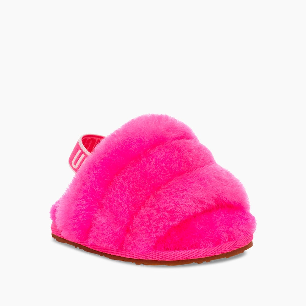 Sandália UGG Fluff Yeah Slide Baby Rosa