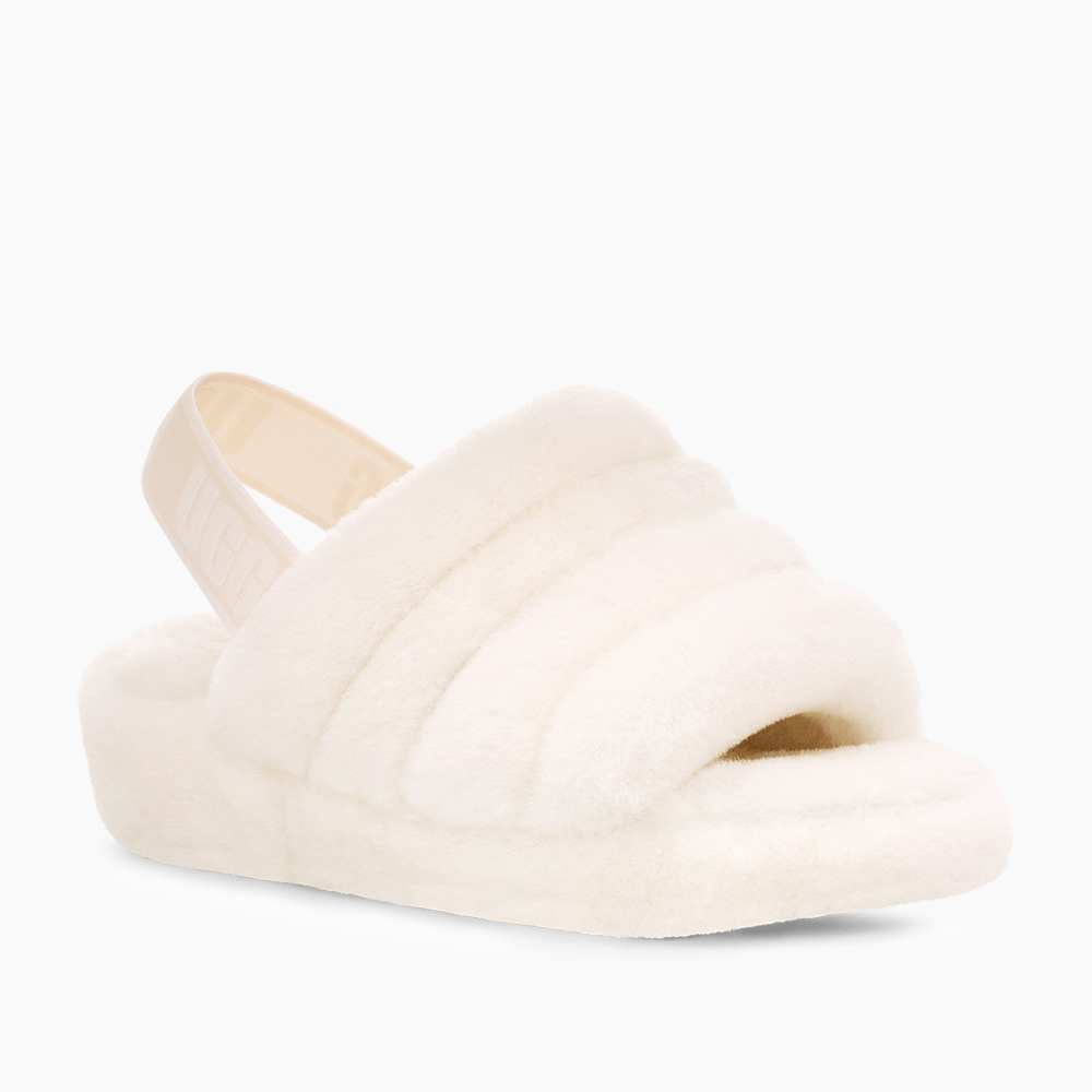 Sandália UGG Fluff Yeah Slide Branco