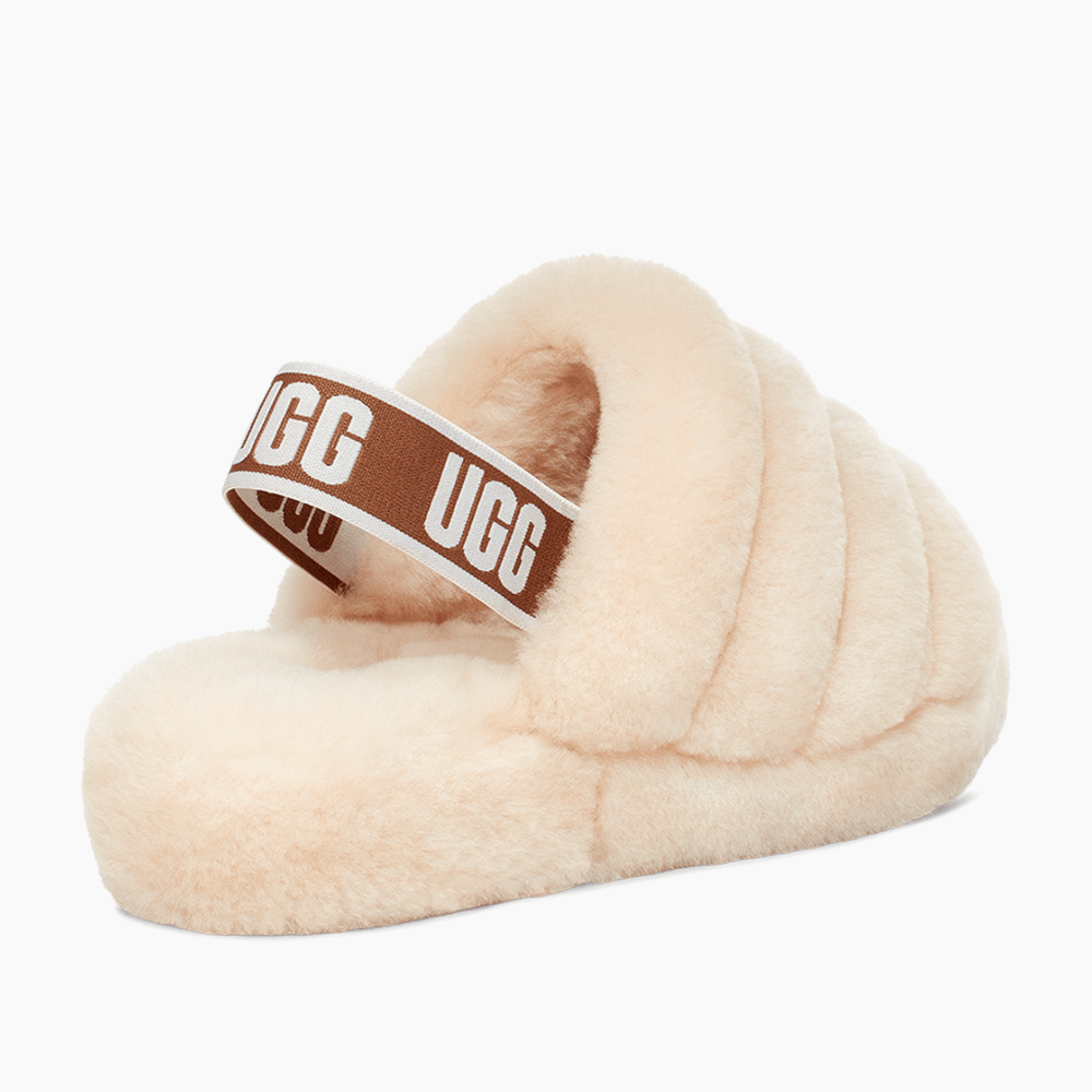 Sandália UGG Fluff Yeah Slide Creme