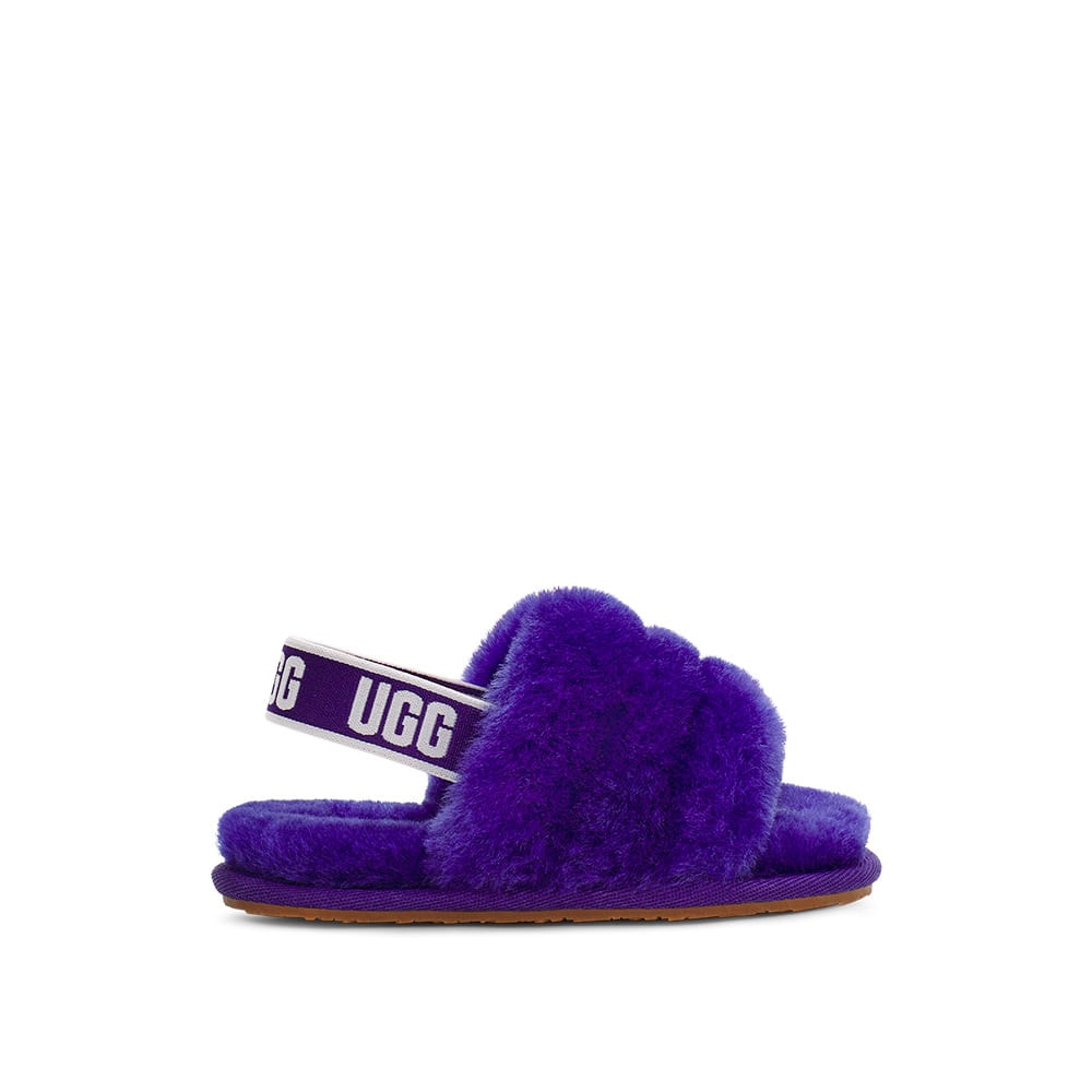 Sandália UGG Fluff Yeah Slide Infantil Roxo