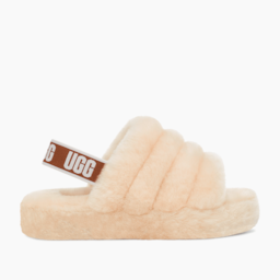 Sandália UGG  Fluff Yeah Slide Juvenil Creme
