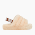 Sandália UGG  Fluff Yeah Slide Juvenil Creme