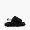 Sandália UGG Fluff Yeah Slide Juvenil Preto