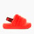 Sandália UGG Fluff Yeah Slide Juvenil Vermelho