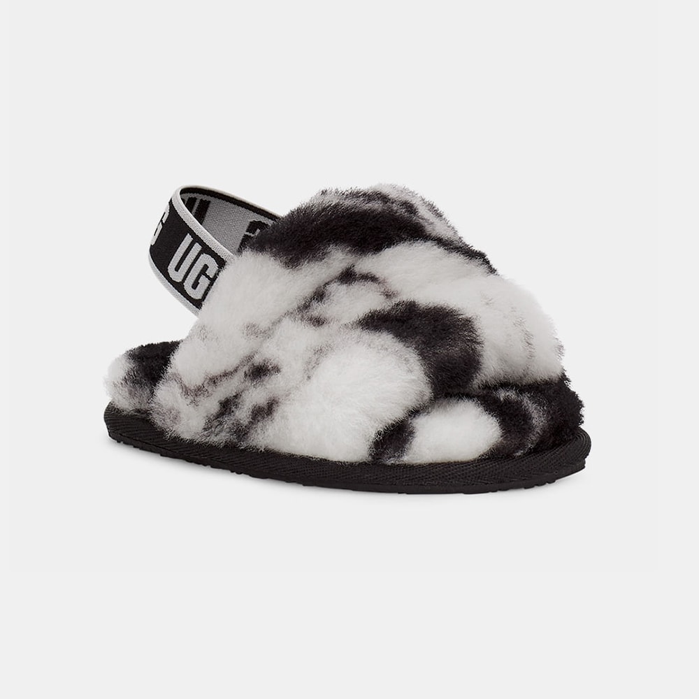 Sandália UGG Fluff Yeah Slide Marble Infantil 