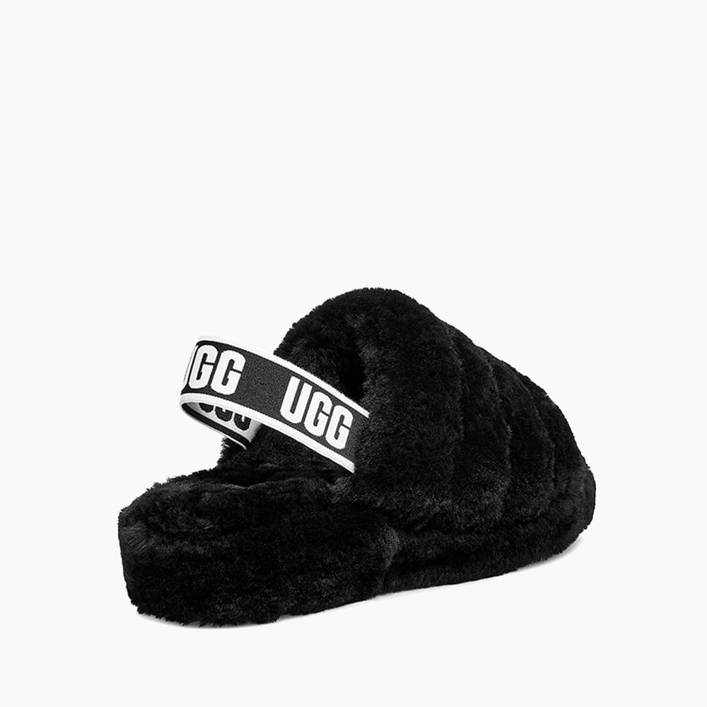 Sandália UGG Fluff Yeah Slide Preta