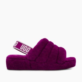 Sandália UGG Fluff Yeah Slide Roxo