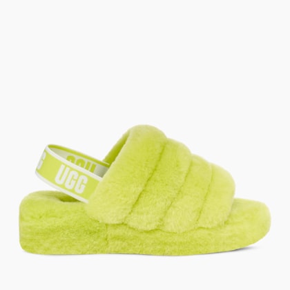 Sandália UGG Fluff Yeah Slide Verde
