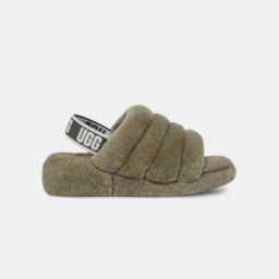 Sandália UGG Fluff Yeah Slide Verde