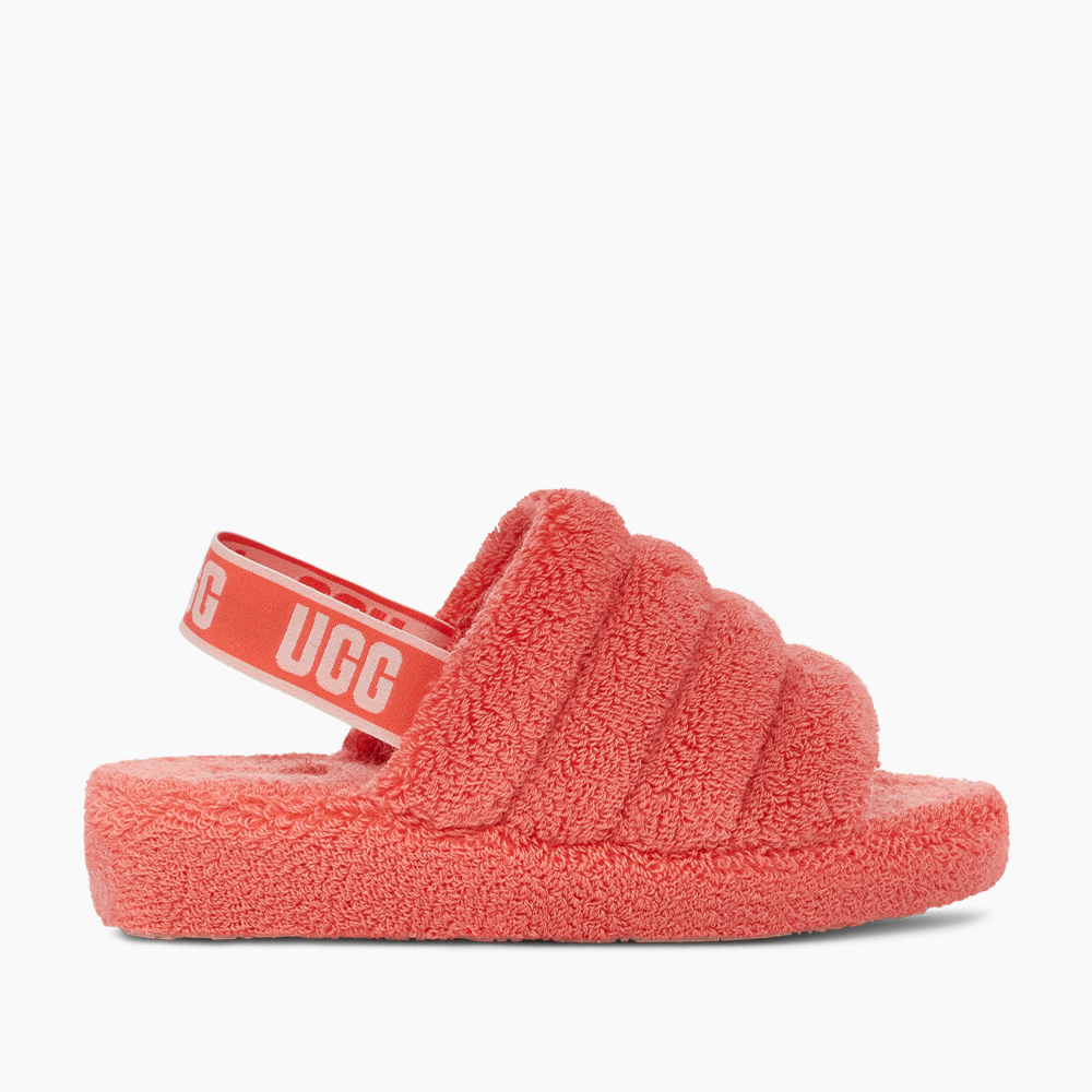 Sandália UGG Fluff Yeah Terry Slide Rosa
