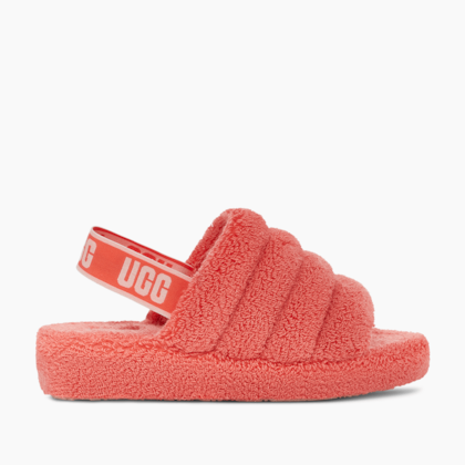 Sandália UGG Fluff Yeah Terry Slide Rosa