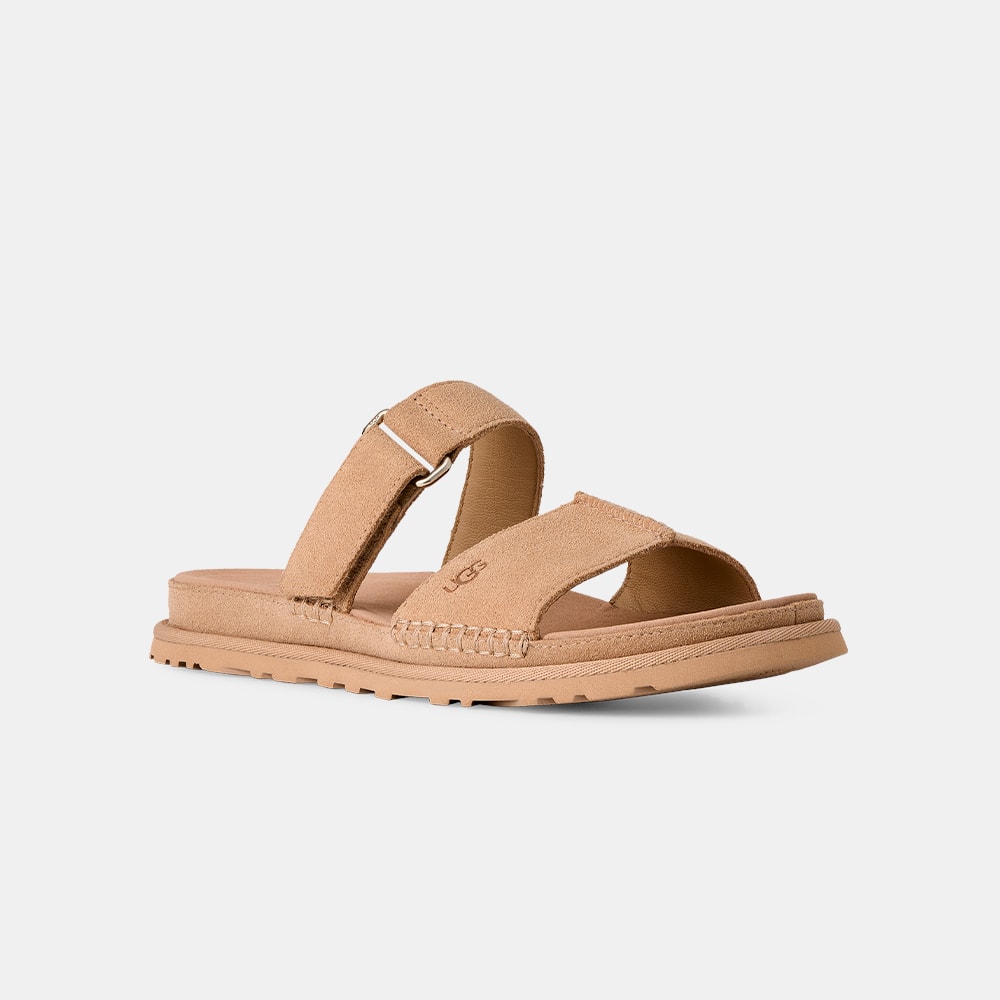 Sandália UGG Goldengaze Slide Bege