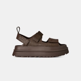 Sandália UGG Goldenglow Embossed Marrom