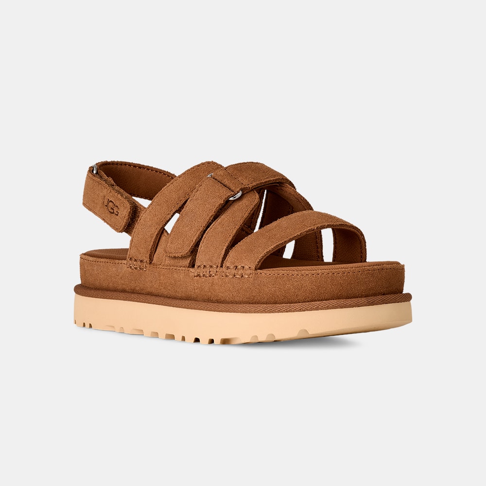 Sandália UGG Goldenstar Gleam Caramelo