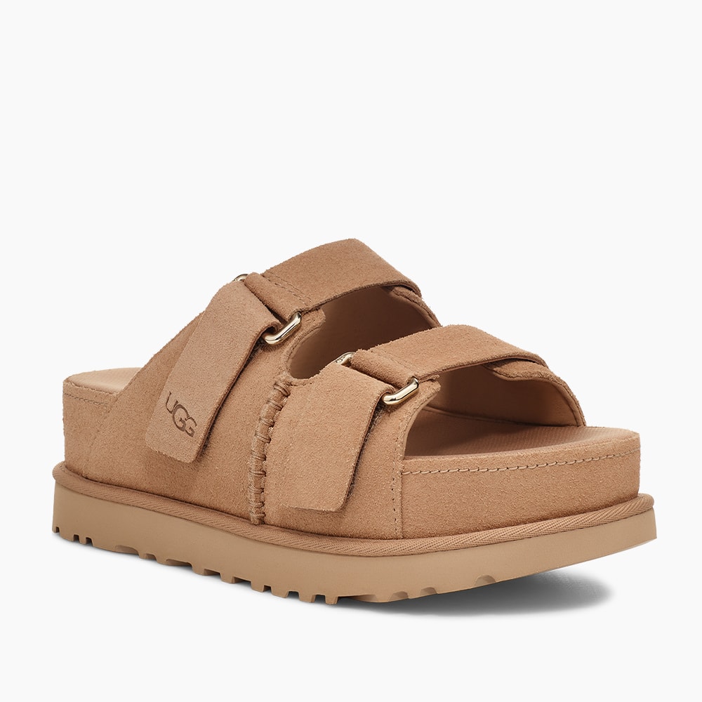 Sandália UGG Goldenstar Hi Slide Bege
