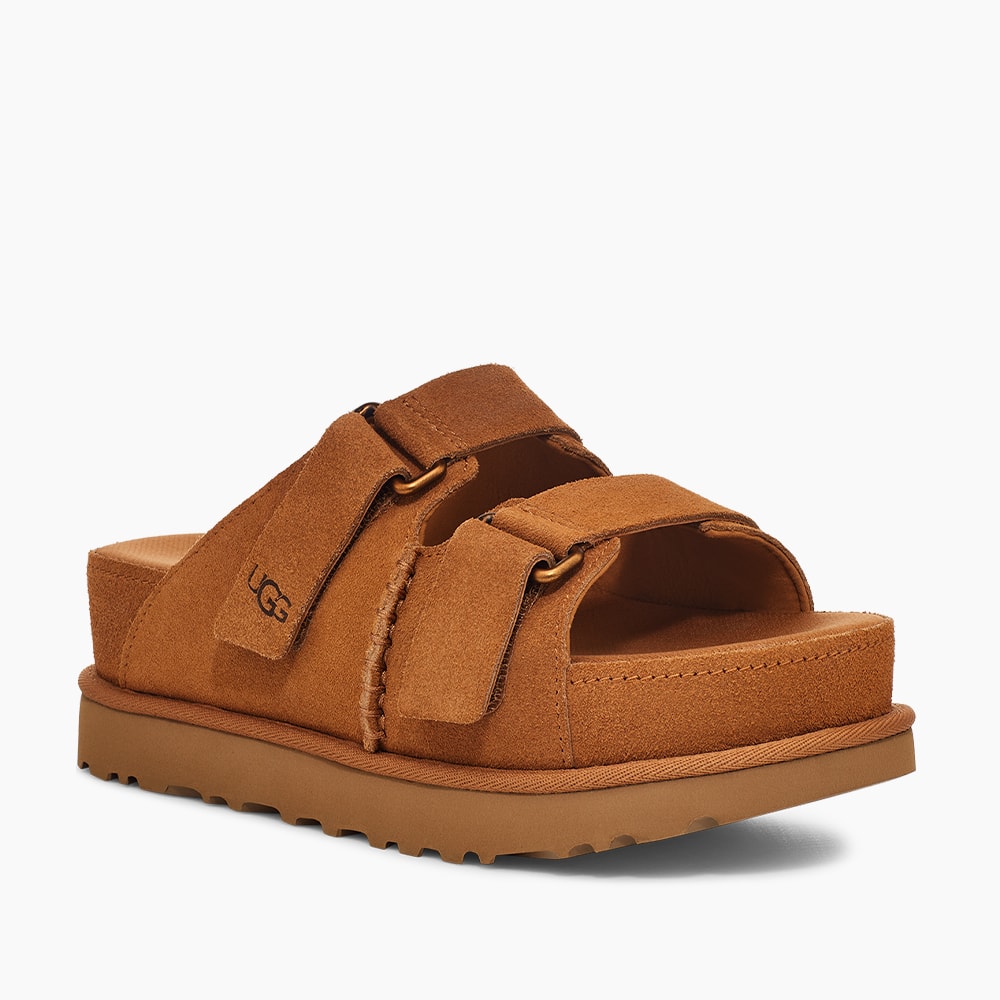 Sandália UGG Goldenstar Hi Slide Caramelo