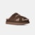 Sandália UGG Greenport Cross Strap Slide Marrom