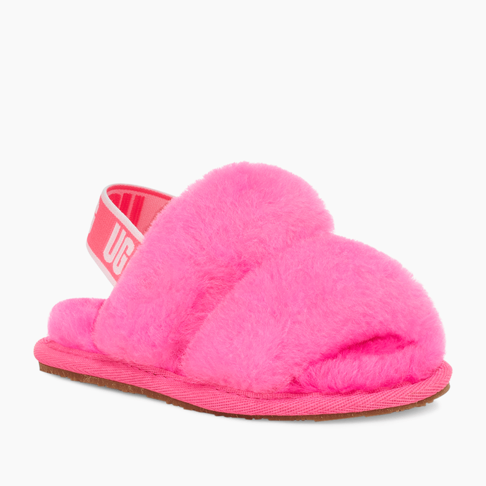 Sandália UGG Infantil Fluff Oh Yeah Rosa