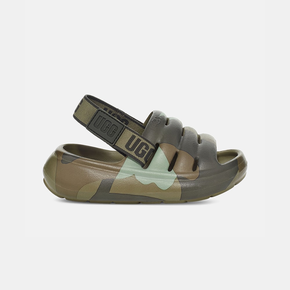 Sandália UGG Infantil Sport Yeah Camopop Verde