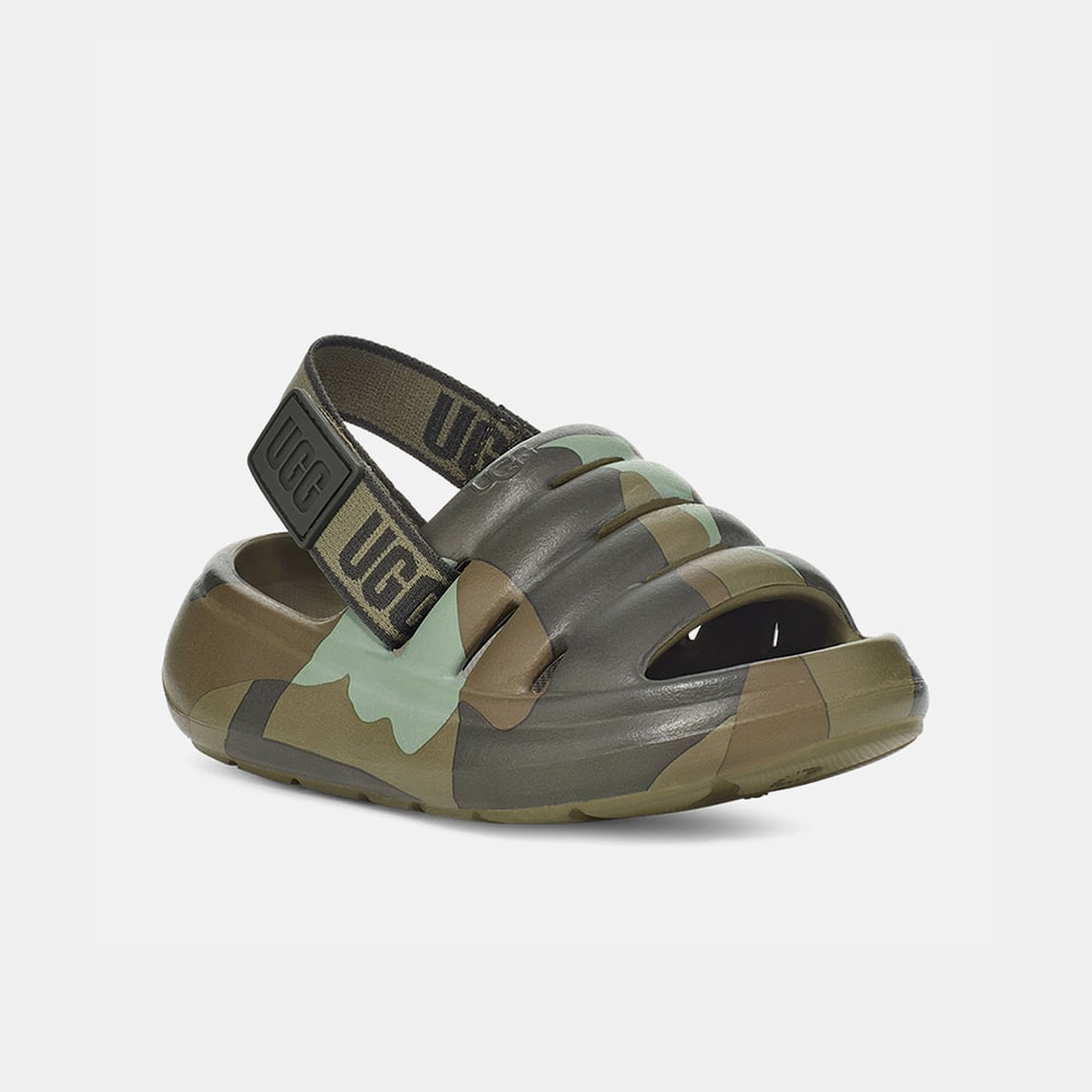 Sandália UGG Infantil Sport Yeah Camopop Verde