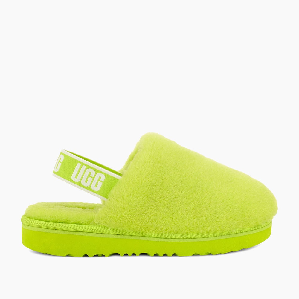 Sandália UGG Juvenil Fluff Yeah Clog Verde