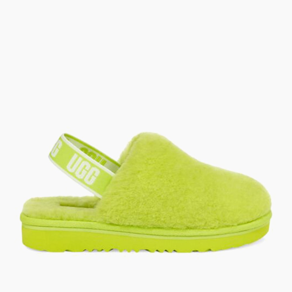 Sandália UGG Juvenil Fluff Yeah Clog Verde