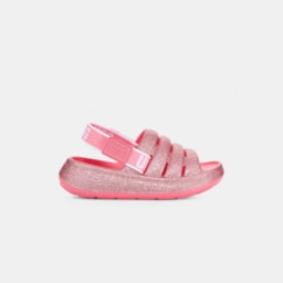 Sandália UGG Juvenil Sport Yeah Glitter Rosa
