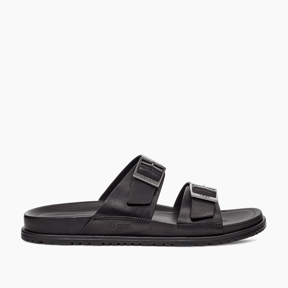 Sandália UGG Masculina Wainscott Buckle Slide Preto