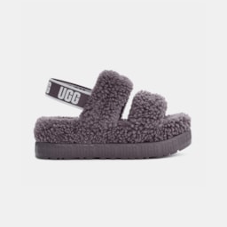 Sandália UGG Oh Fluffita Cinza
