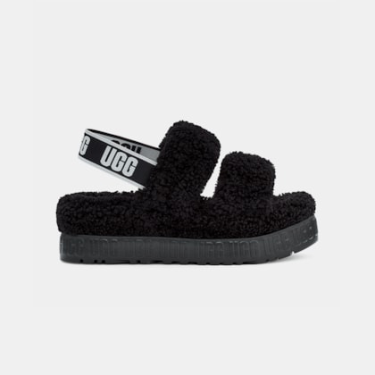 Sandália UGG Oh Fluffita Preto