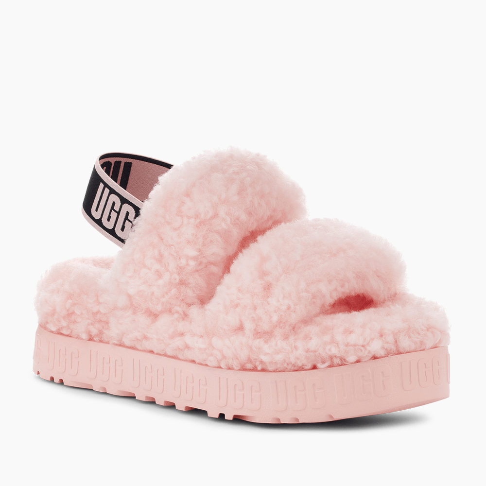 Sandália UGG Oh Fluffita Rosa