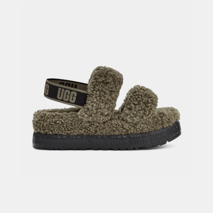Sandália UGG Oh Fluffita Verde Oliva