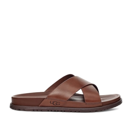 Sandália Ugg Wainscott Slide Marrom Escuro