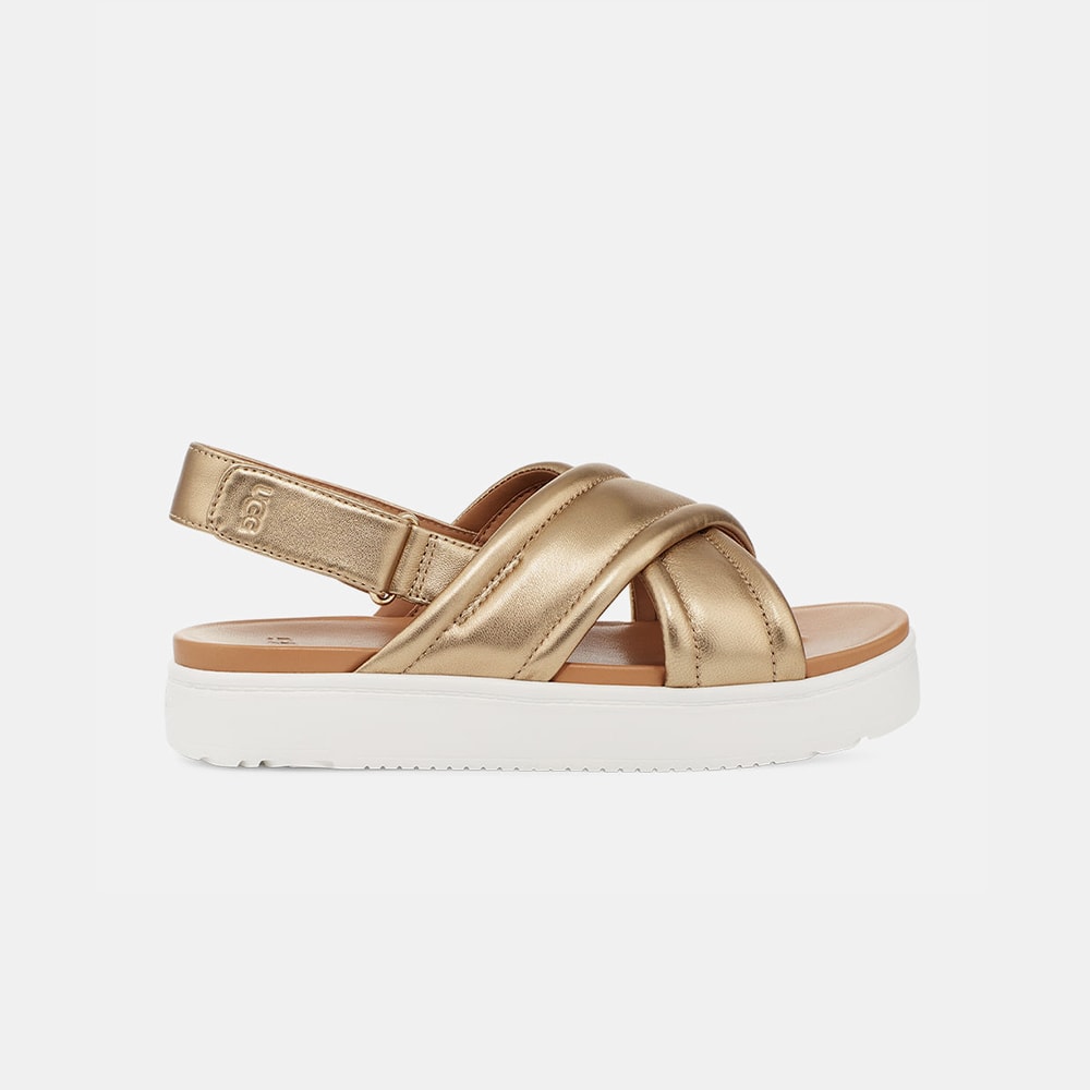 Sandália UGG Zayne Slingback Dourado