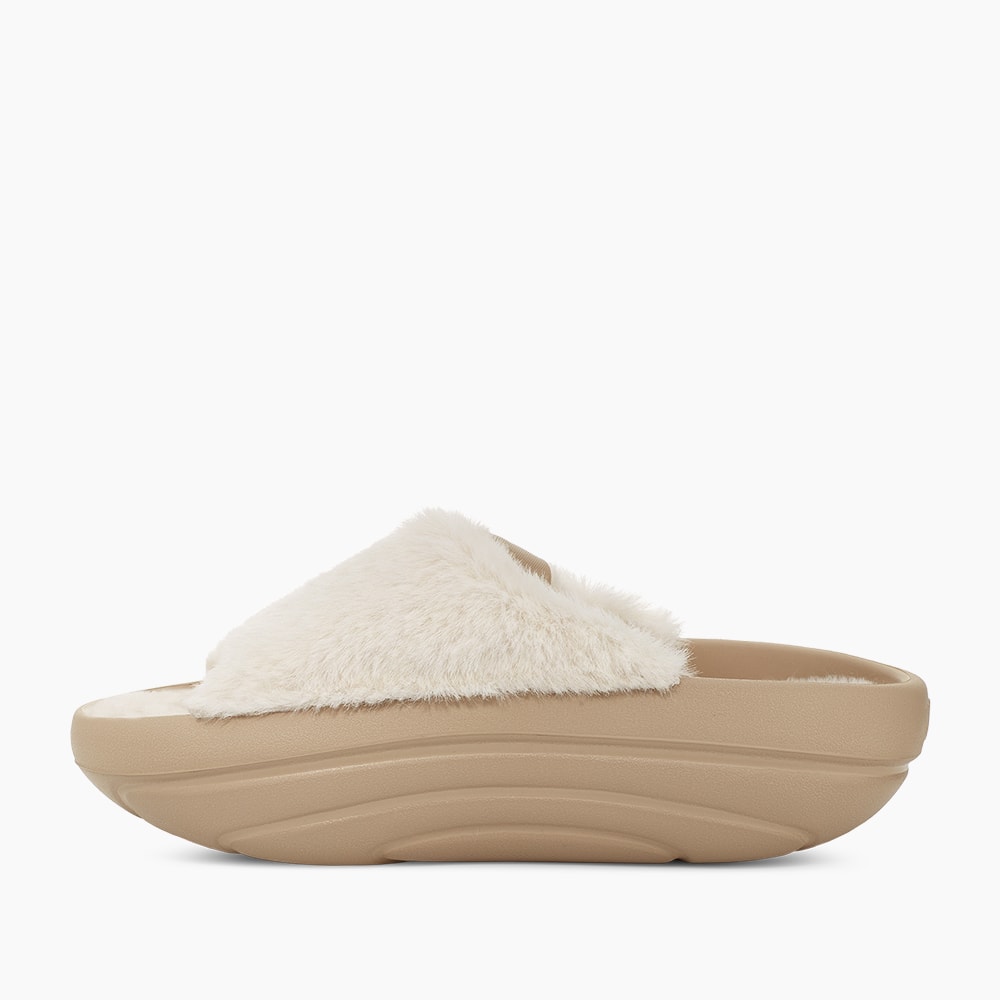 Slide UGG FoamO UGGPlush Bege