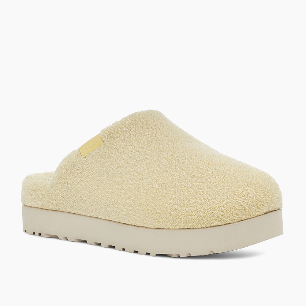Slide UGG Fuzz Sugar Terry Amarelo
