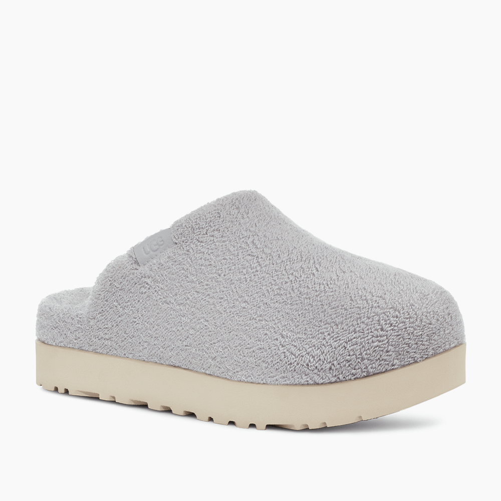 Slide UGG Fuzz Sugar Terry Cinza