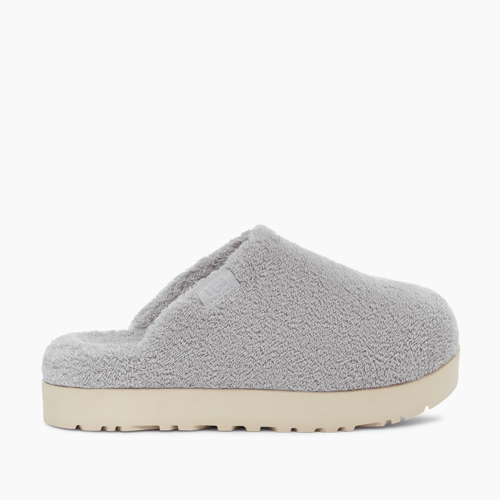 Slide UGG Fuzz Sugar Terry Cinza