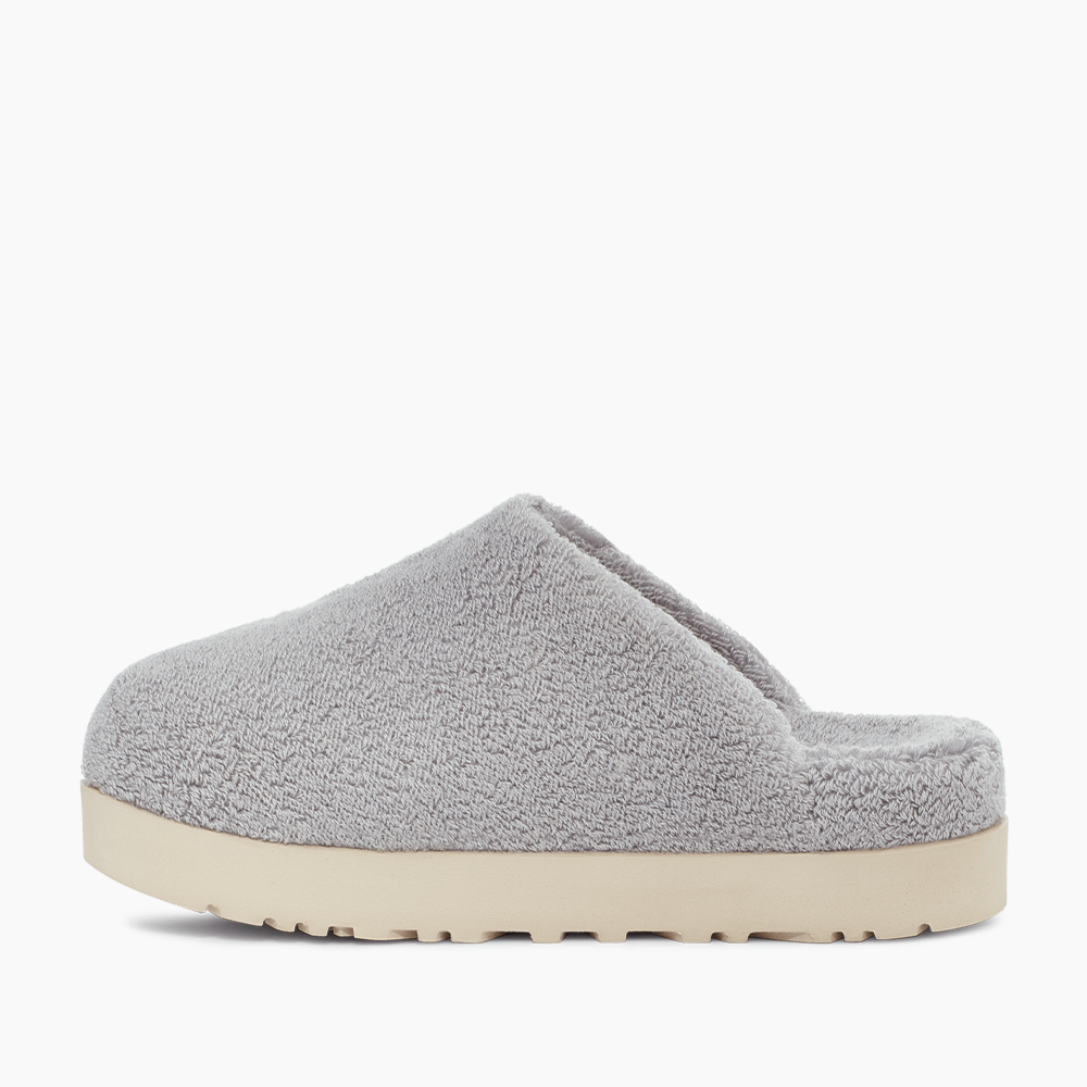 UGG ファズシュガースライド Compre Slide UGG Fuzz Sugar Terry Cinza com Qualidade | UGG