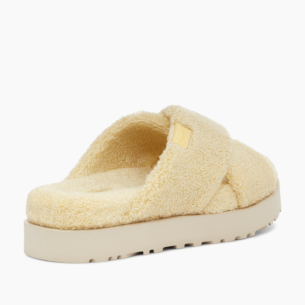Slide UGG Fuzz Sugar Terry Cross