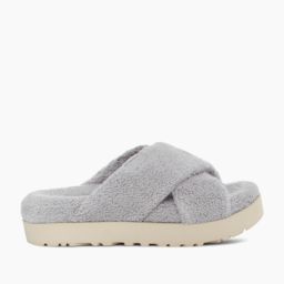 Slide UGG Fuzz Sugar Terry Cross