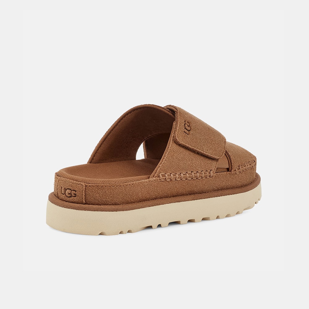 Slide UGG Goldenstar Cross Caramelo