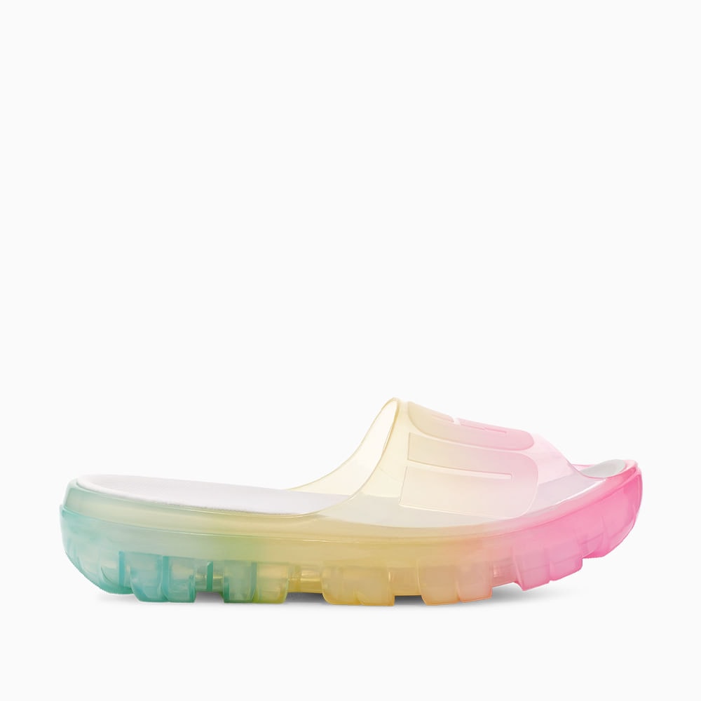 Slide UGG Jella Clear Watercolors Colorido