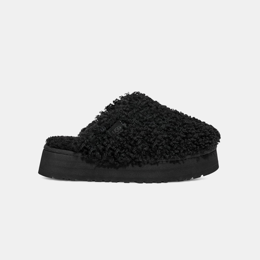 Slide UGG Maxi Curly Platform Preto
