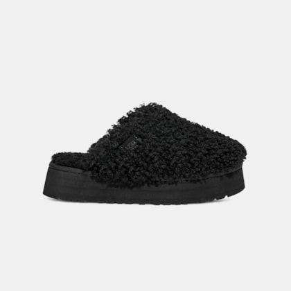 Slide UGG Maxi Curly Platform Preto